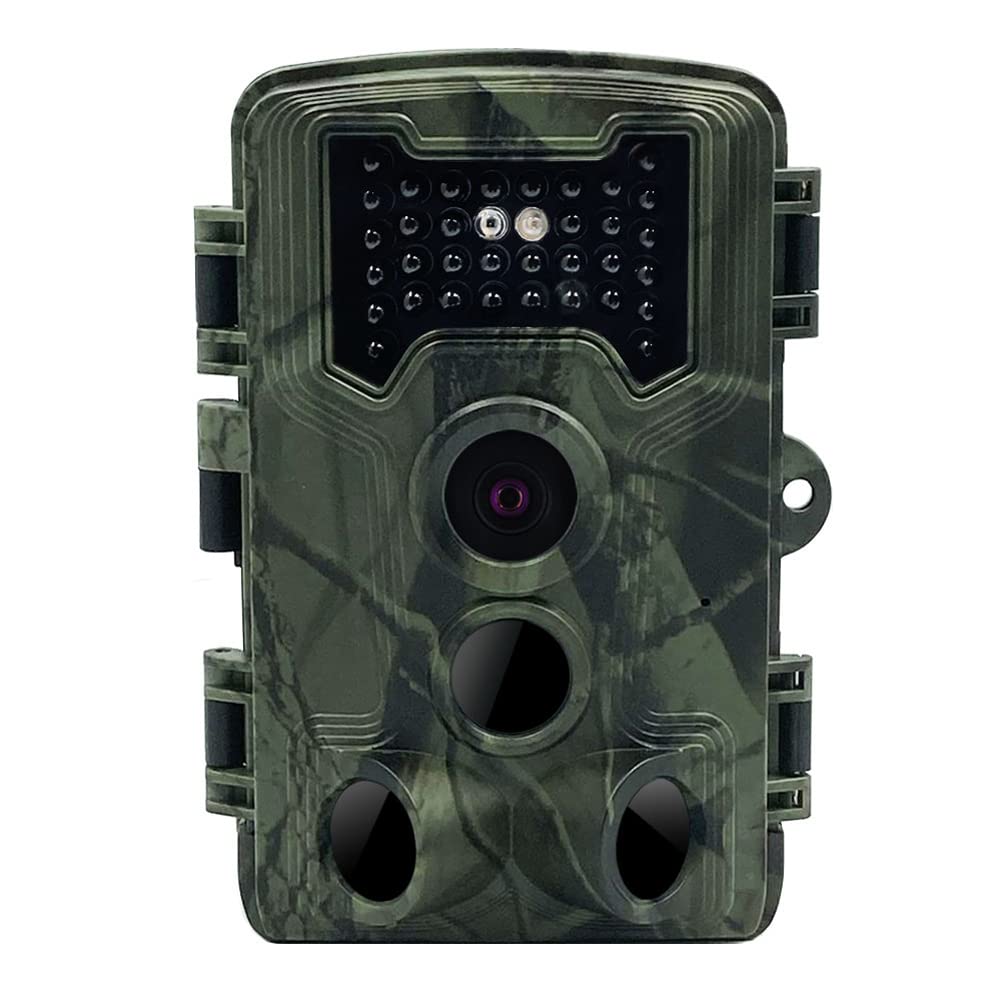 Lixada 16MP 1080P Trail Hunting Camera with Night Vision - IP54 Waterproof Wildlife Camera with 34 Infrared LEDs for Outdoor Hunting, Animal Observation & Home Security Monitoring - Perfect for Backyard Wildlife Watching and Property Surveillance