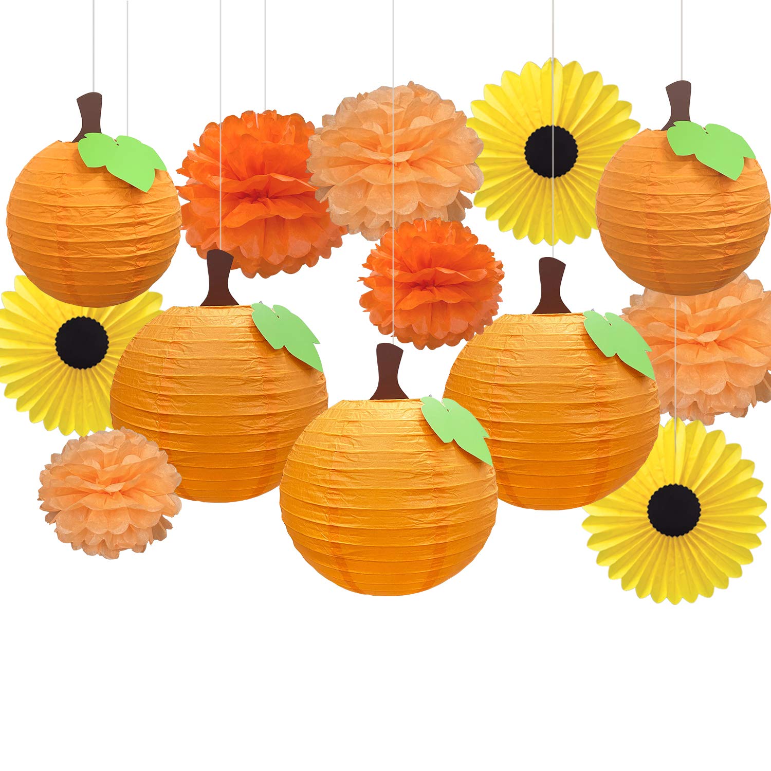 CHRORINE Fall Home Decor - Little Baby Pumpkin Party Decorations for 1st Birthday & Baby Shower | Autumn Classroom & Office Decor for Thanksgiving, Halloween, and Seasonal Celebrations