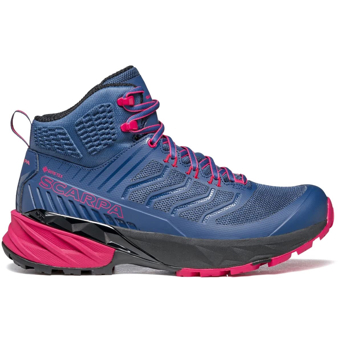 SCARPA Women's Rush Mid GTX Waterproof Hiking Shoes - Gore-Tex Trail Running Boots for Outdoor Adventures & Mountain Climbing