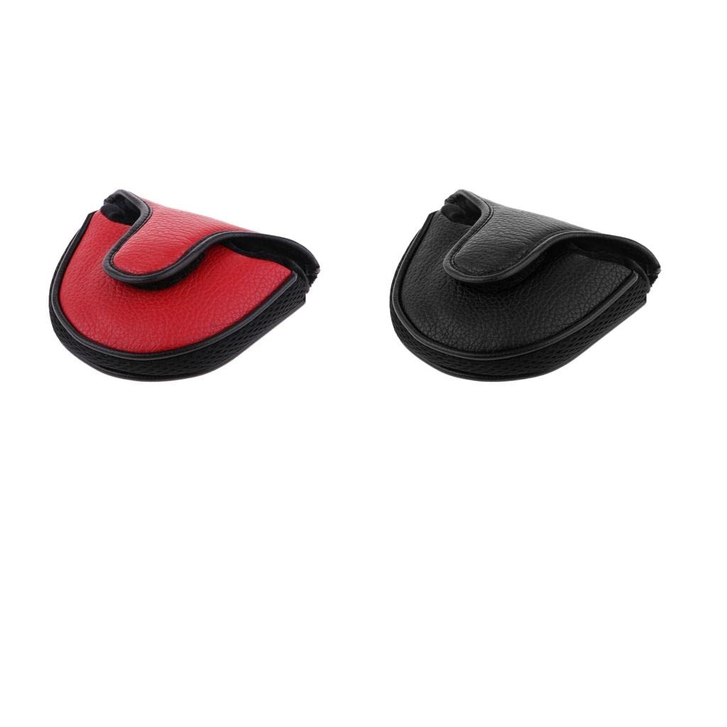 Premium PU Golf Mallet Putter Headcover - Waterproof Club Protector for Mallet Putters | Golf Accessories & Equipment | Perfect for Course Play, Practice & Club Protection