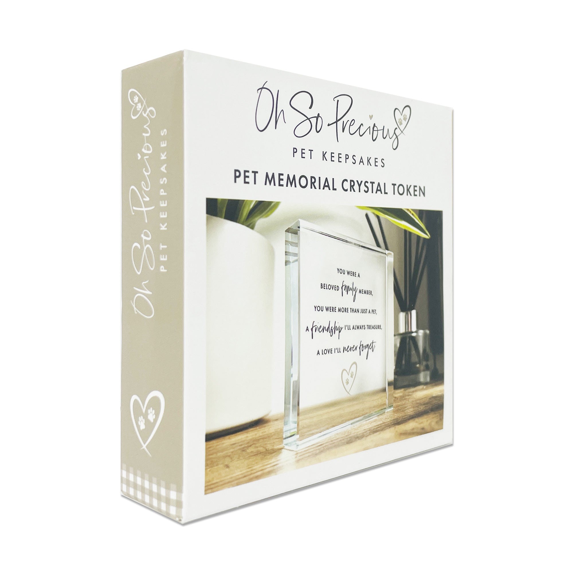 Personalized Pet Memorial Crystal Keepsake - Engraved Photo & Name - Perfect for Dog, Cat Memorial Gifts, Pet Loss Sympathy, Urn Display & Home Decor