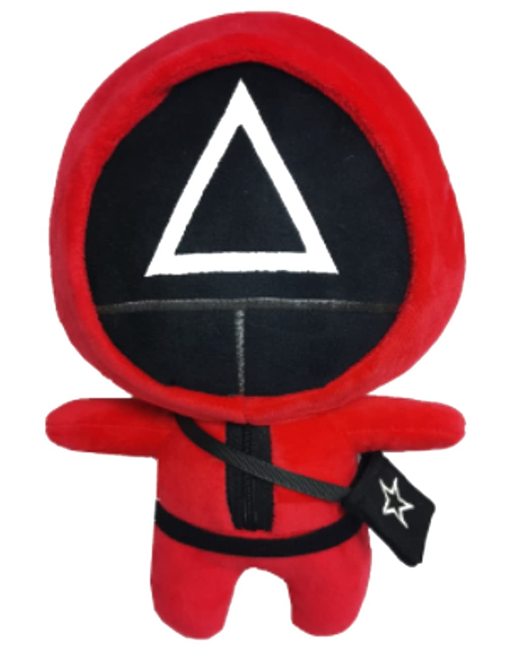 9 Inch Squid Plush Doll Toy - Masked Man Stuffed Animal from 2021 TV Game, Soft Game Character Plushie for Cosplay, Home Decor & Gift Ideas | Perfect for Gaming Fans, Bedroom Decor & Collectors