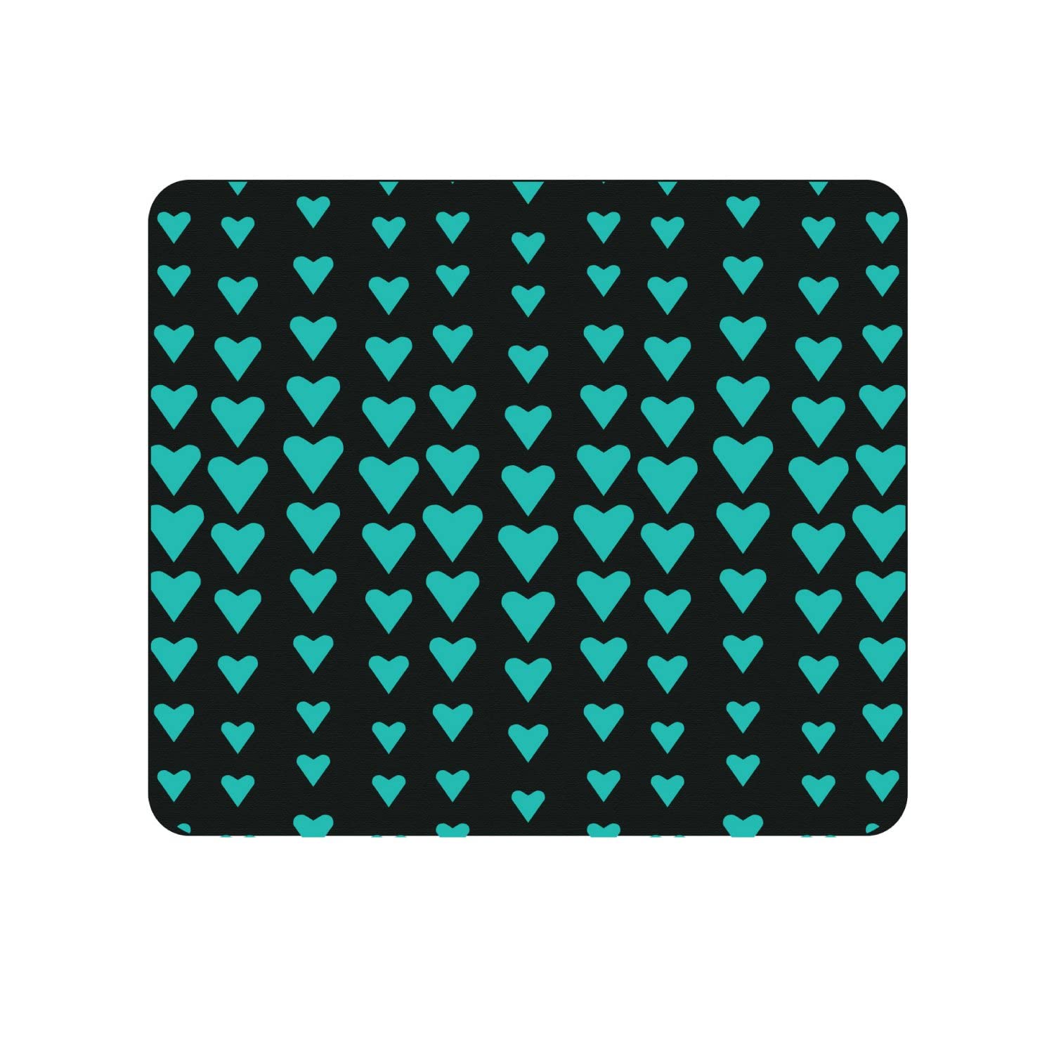 OTM Essentials Artist Series Fabric Mouse Pad - Falling Hearts Love Design for Gamers & Office Use | Non-Slip, Smooth Tracking Surface | Perfect Gift for Valentine's Day & Anniversary
