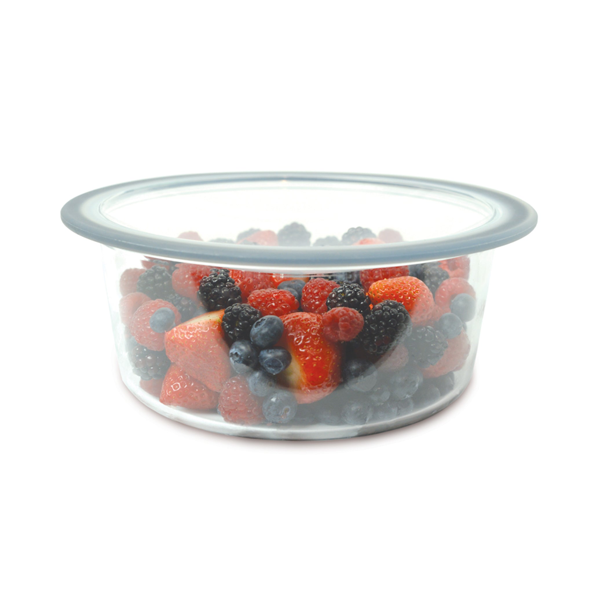 Round Silicone Suction Lids (Set of 3) - Airtight Food Storage Lids for Bowls & Containers - Perfect for Meal Prep, Leftovers & Fridge Organization