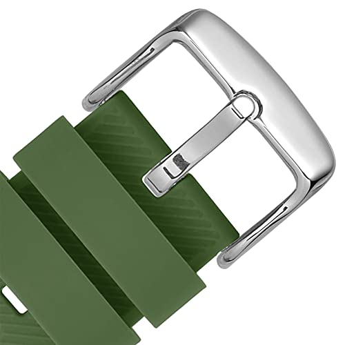 Army Green / Silver Buckle