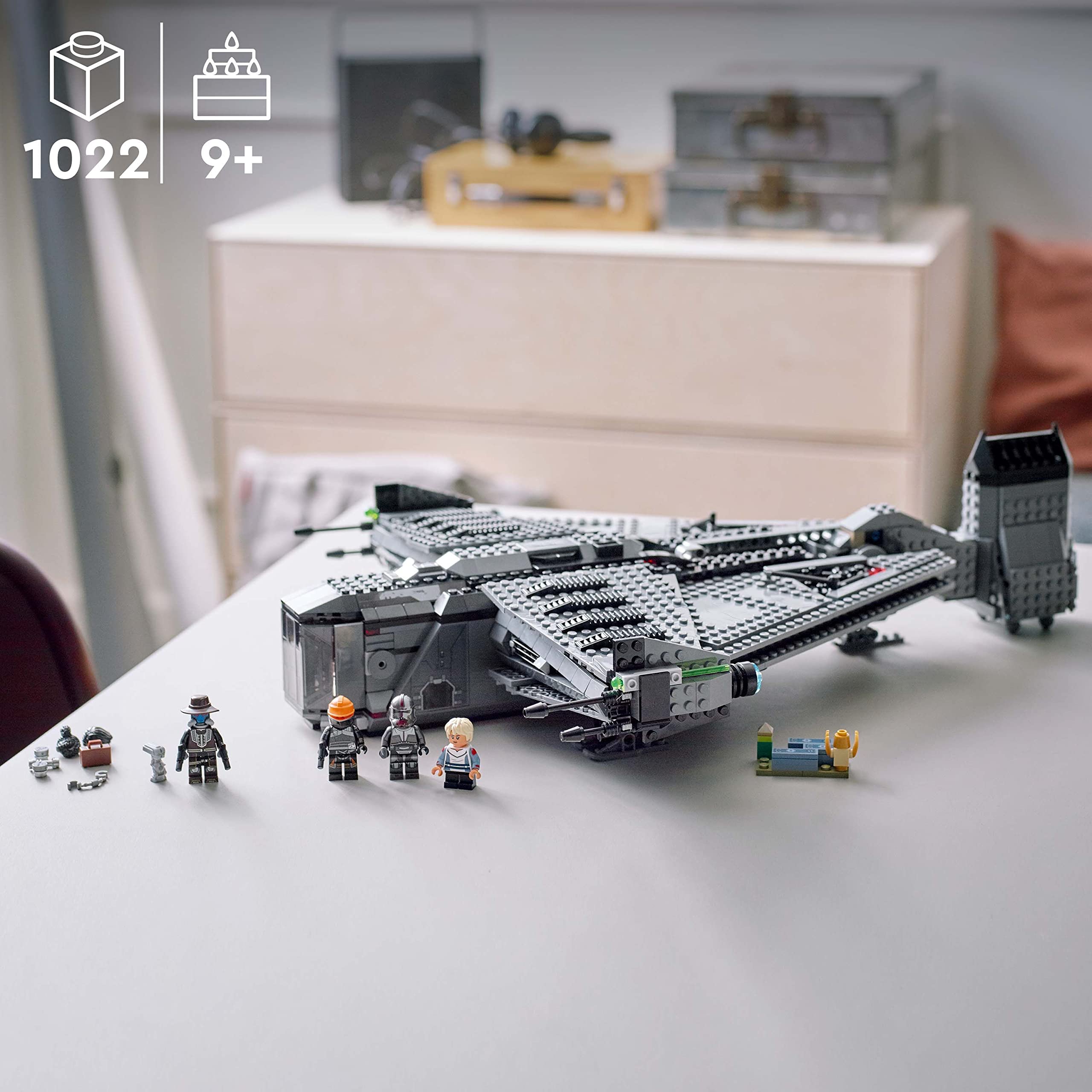 LEGO Star Wars The Justifier 75323 Building Set - Cad Bane Minifigure & Todo 360 Droid | Bad Batch Collection | Buildable Starship Toy for Kids, Boys & Girls | Perfect Gift for Birthday & Space Adventure Play