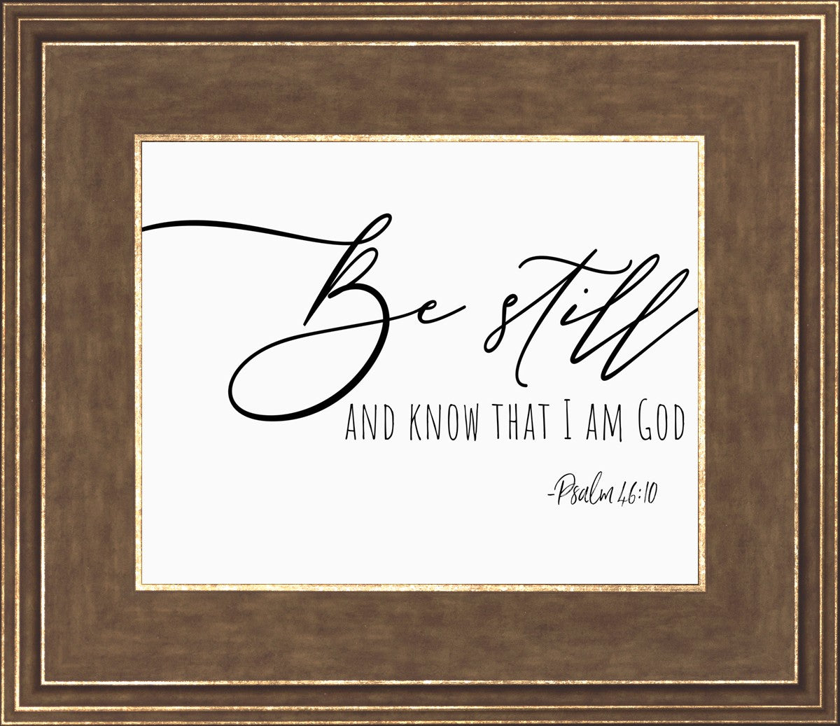 Be Still By Paige Tilly - Inspirational Wall Art Decor for Home & Office - Perfect for Living Room, Bedroom or Gift Giving