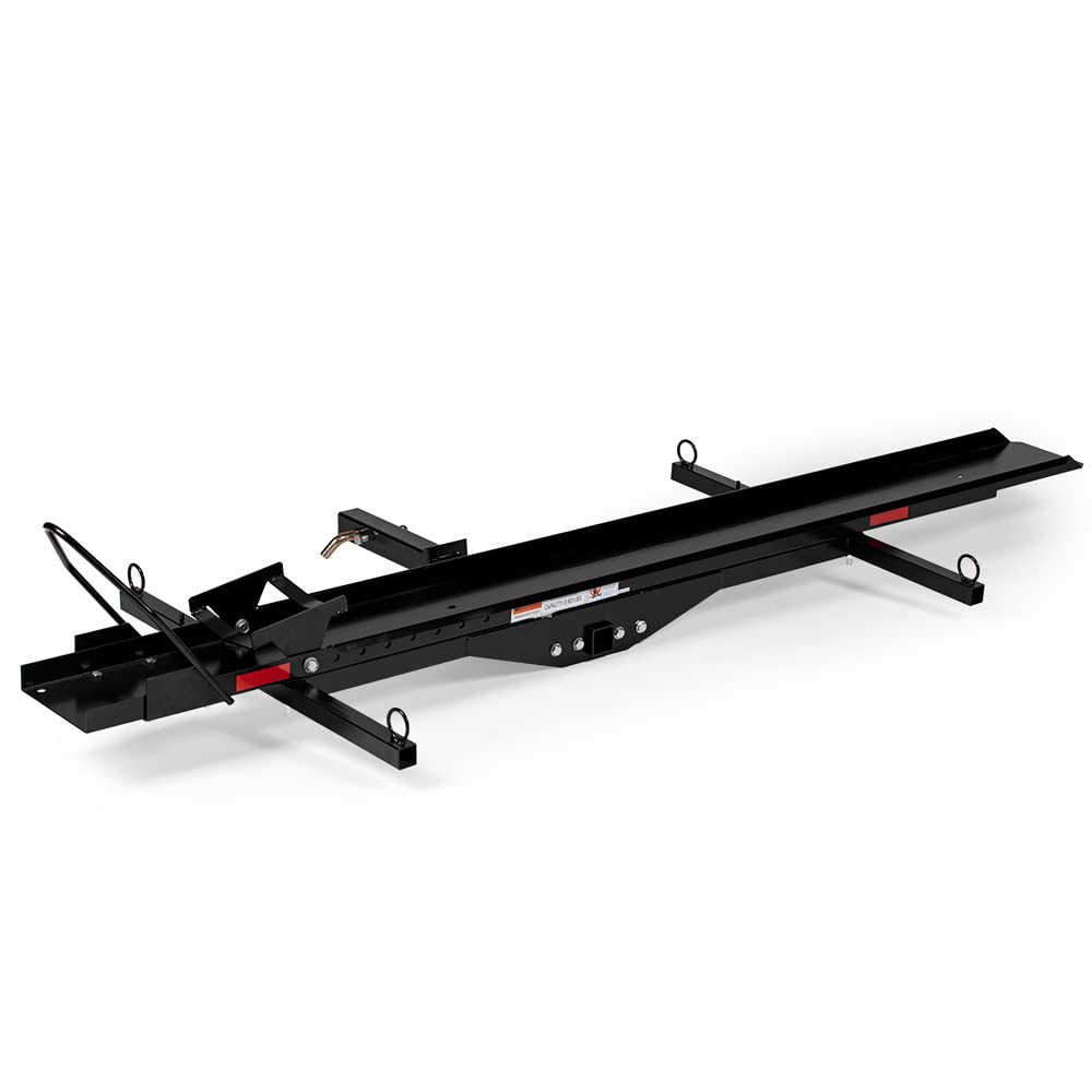 Titan Heavy Duty Motorcycle Ramp - Dirt Bike Carrier for Trucks with 2