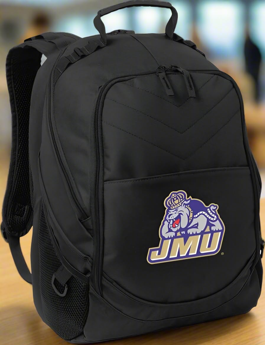 James Madison University JMU Laptop Backpack - Durable Computer Bag for Students, Professionals, and Campus Life