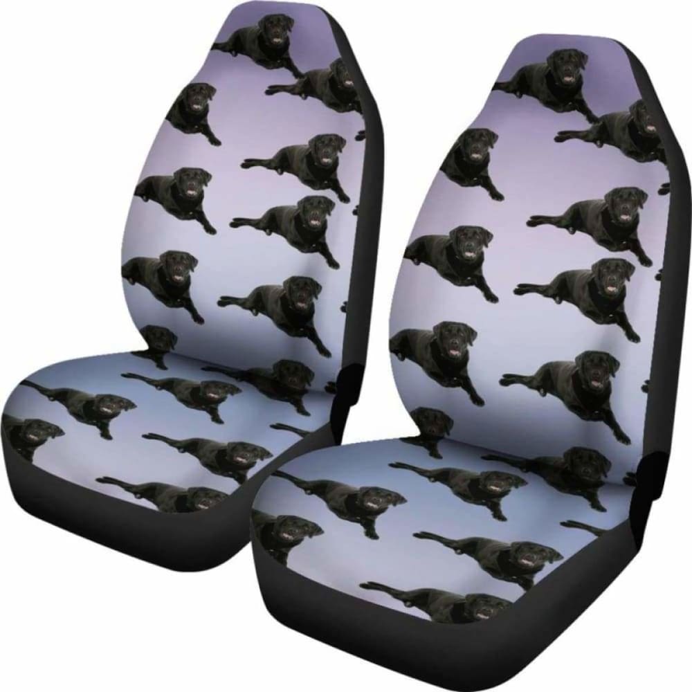 Premium Black Lab Car Seat Cover - Waterproof & Non-Slip Pet Seat Protector for Dogs - Perfect for SUVs, Trucks & Travel