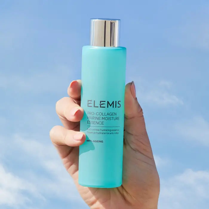 Elemis Pro Collagen Marine Moisture Essence - Anti-Aging Face Serum with Seaweed Extract for Hydration & Wrinkle Reduction | Perfect for Daily Skincare Routine & Nighttime Regimen