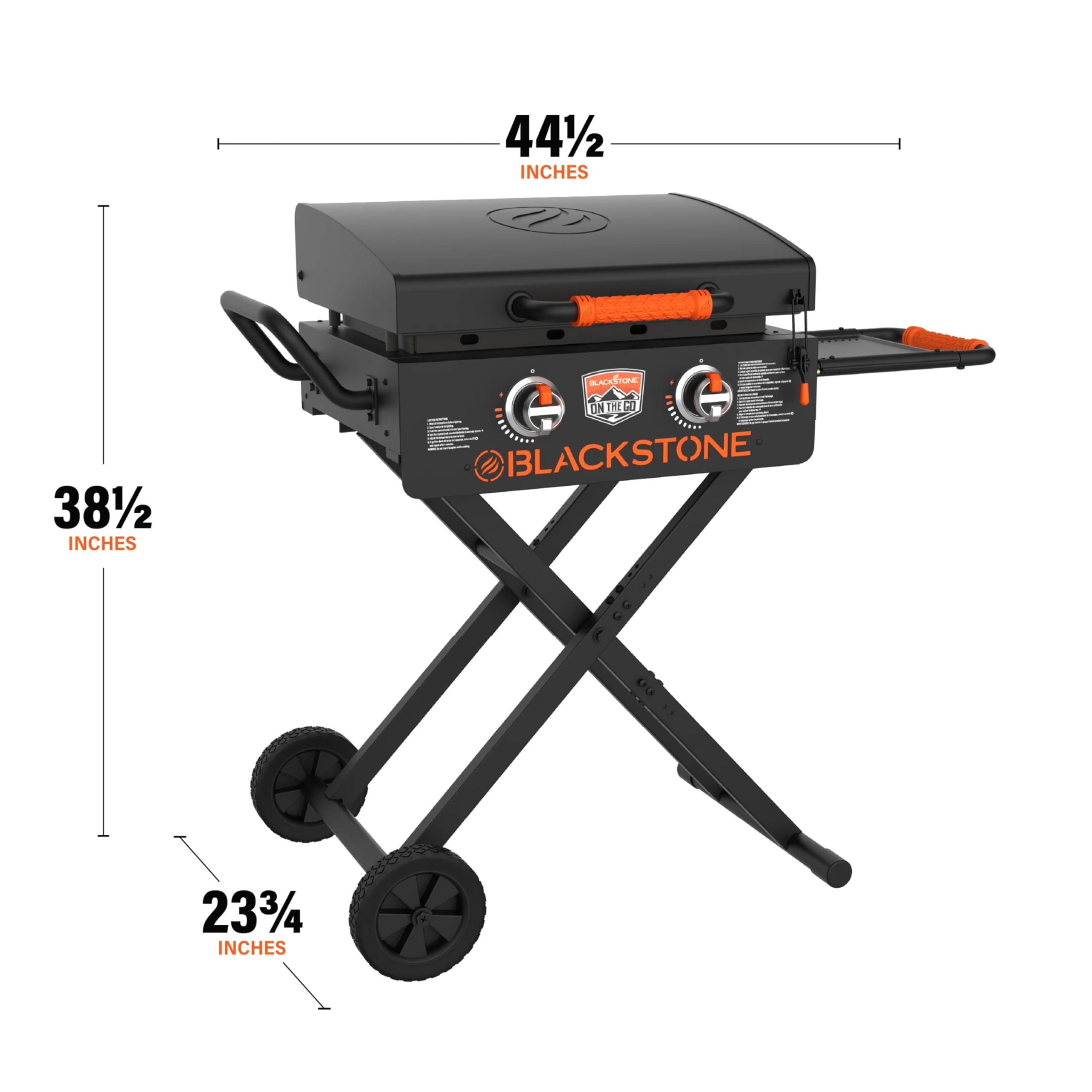Blackstone 22 Inch Portable Gas Griddle with Flexfold Legs - Outdoor Camping & Tailgating Grill with Accessories, Seasoning Kit & Griddle Gloves for Backyard BBQ, Picnics & RV Cooking