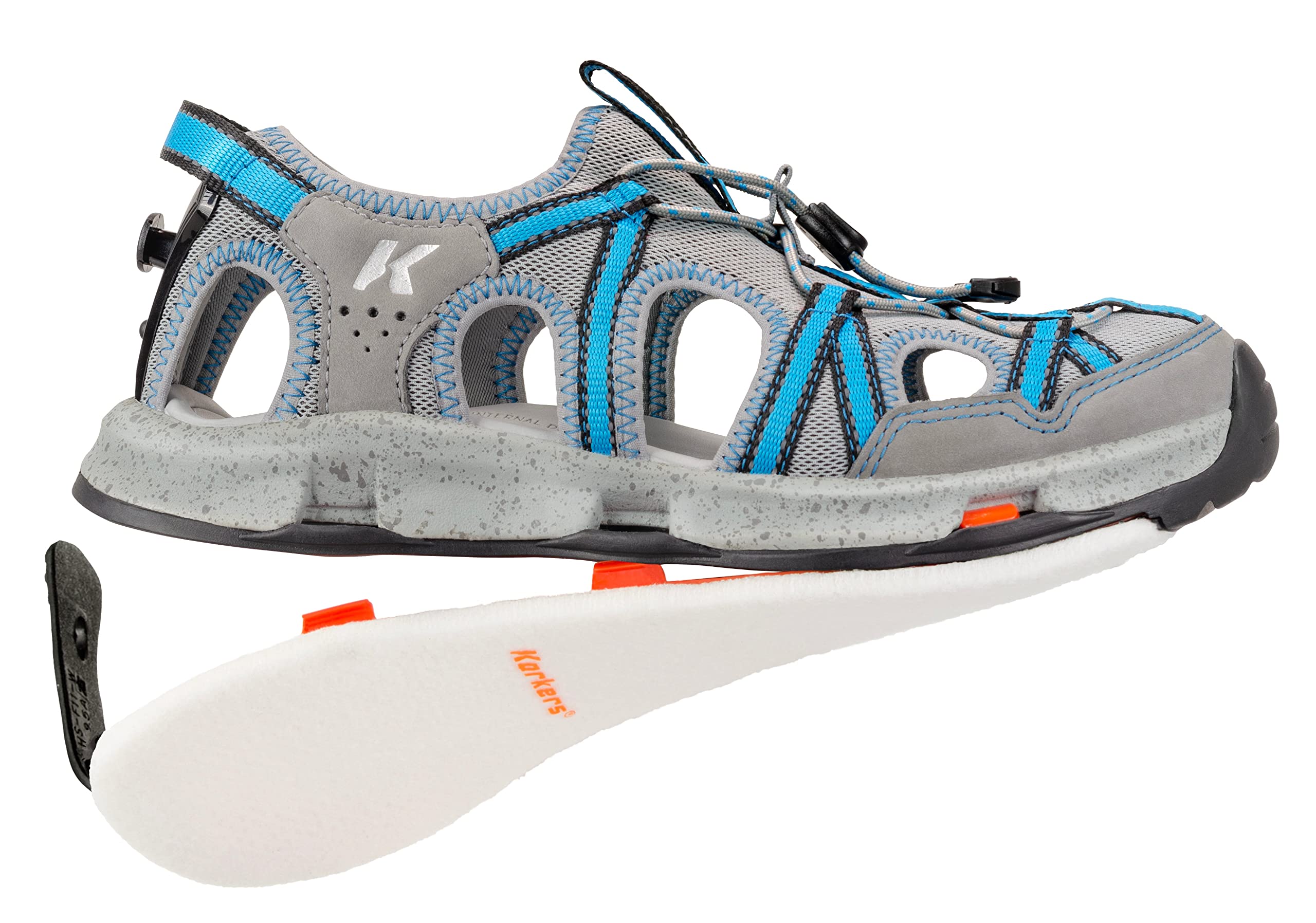 Korkers Women's Swift Sandal - Lightweight Hiking Sandals for Women with Adjustable Straps | Waterproof & Quick-Dry | Perfect for Beach, Hiking, and Outdoor Adventures