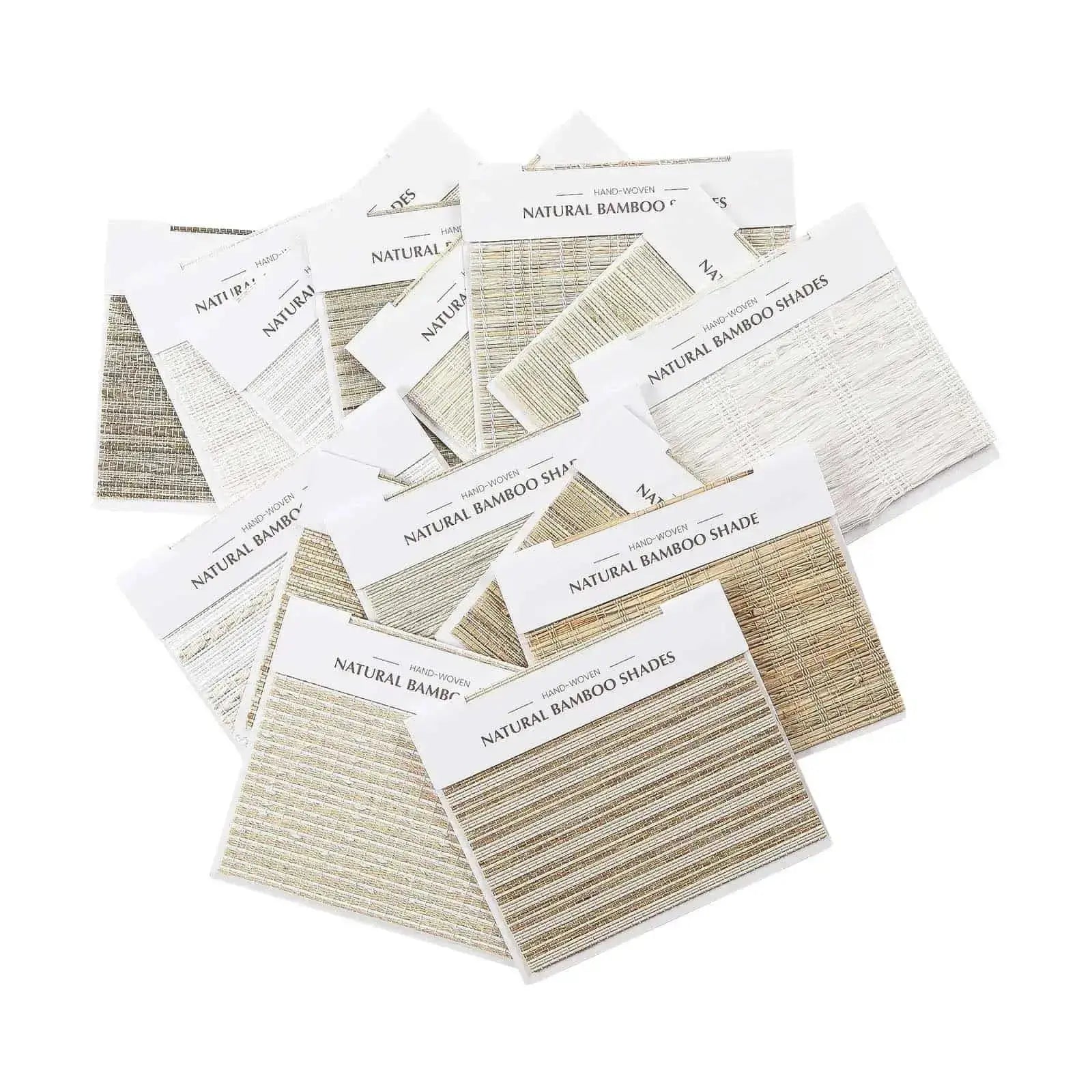 Premium Bamboo Window Shade Sample Books - Choose Any 3 Styles | Free Shipping | Perfect for Home Decor & Interior Design Projects