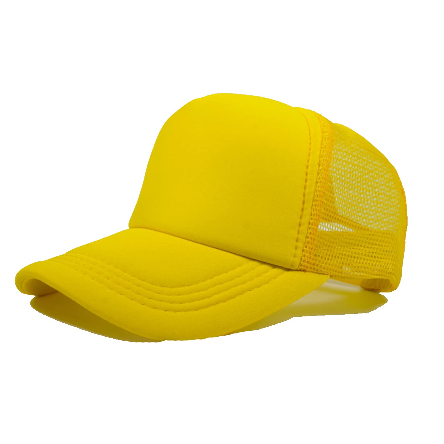 Colorful Unisex Adjustable Mesh Trucker Hat - Breathable Baseball Cap for Men & Women - Perfect for Outdoor Sports, Hiking, Fishing and Casual Wear