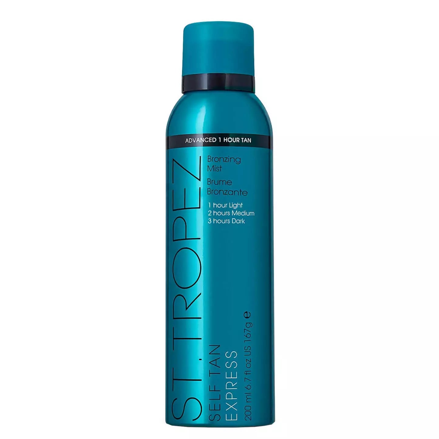 St. Tropez Self Tanning Bronzing Mist - Natural Sunless Tan Spray for a Glowing, Even Tan | Perfect for Face & Body | At-Home or Salon Use