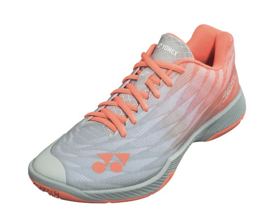 Yonex Power Cushion AERUS Z2 Women's Badminton Shoes [Coral] - Lightweight & Comfortable for Indoor Sports & Training