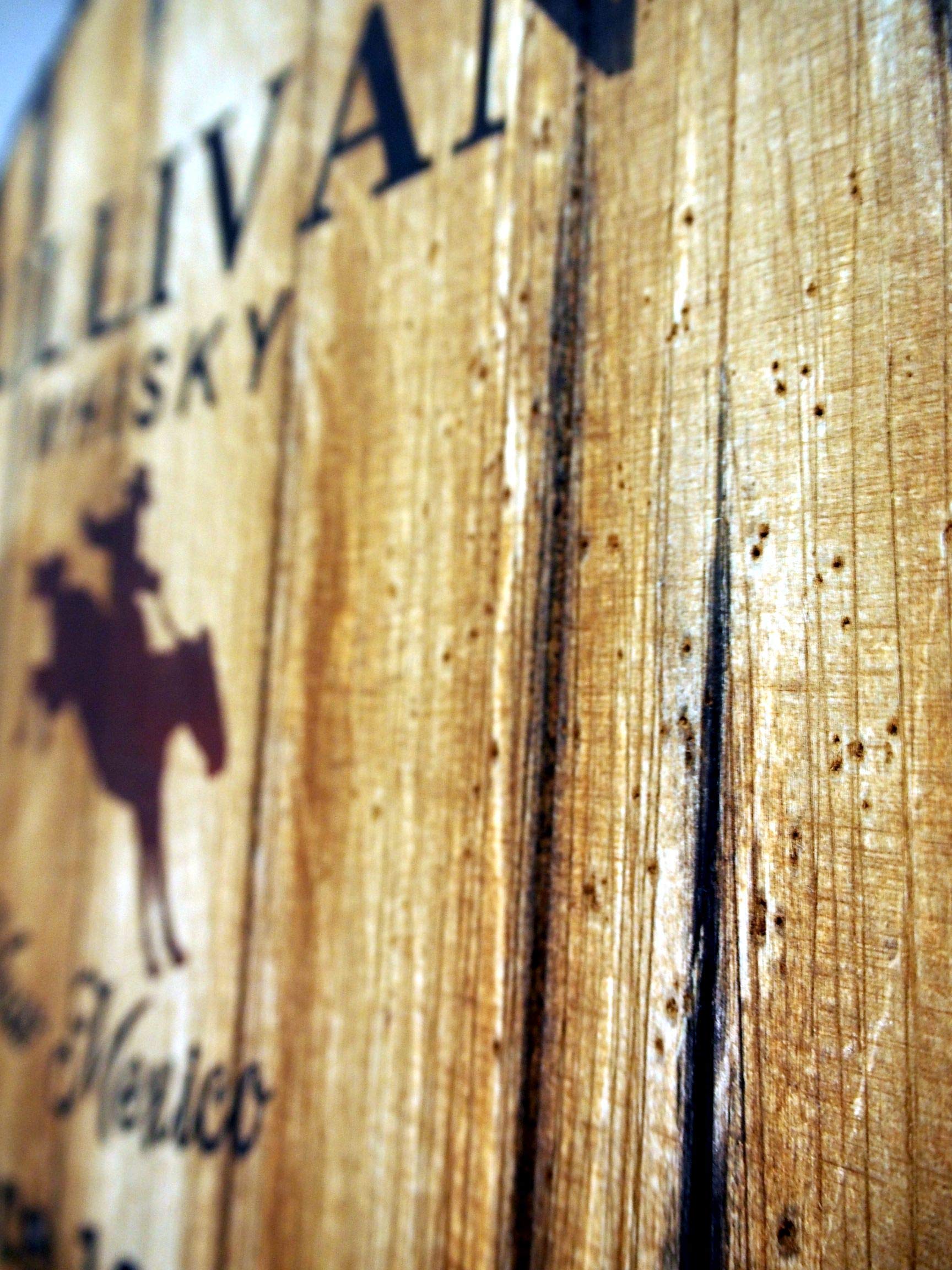 Personalized Bucking Bronco Whiskey Barrel Head Sign - Rustic Wall Art for Home, Bar & Man Cave - Custom Western Decor for Living Room, Office & Gifts