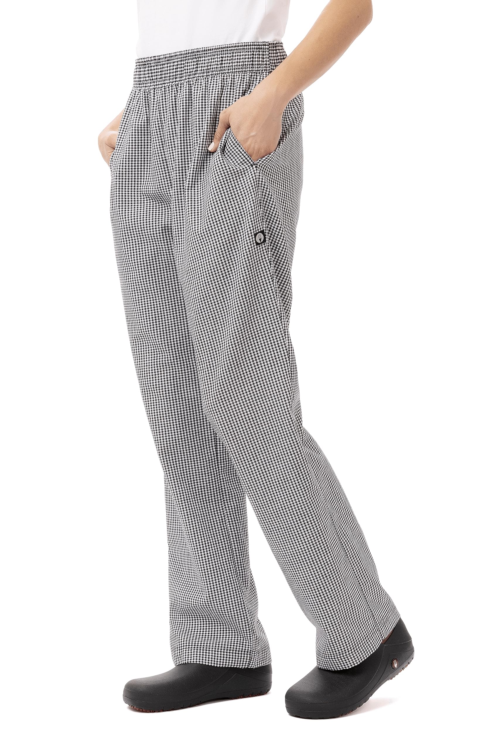 Chef Works Women's Essential Baggy Chef Pants - Comfortable & Durable Kitchen Work Pants for Cooking, Baking & Restaurant Staff