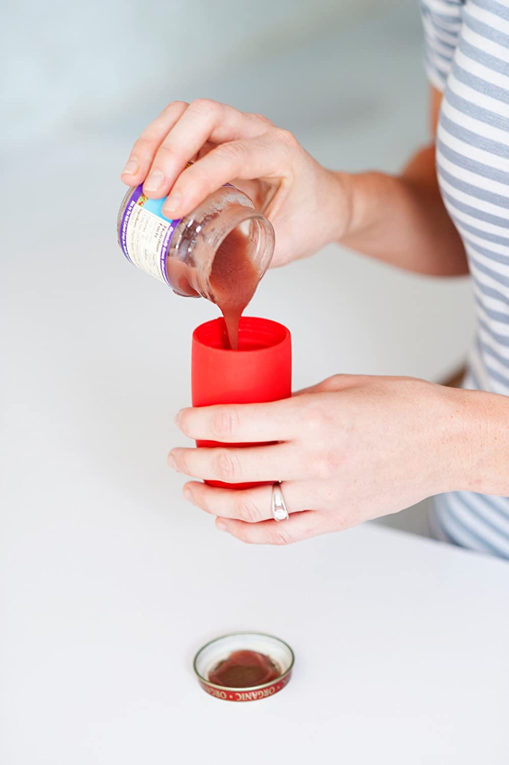 Boon SQUIRT Baby Food Dispensing Spoon - Perfect for Mess-Free Feeding On-The-Go, Travel & Home Use