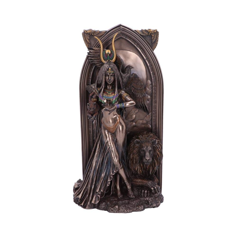 Nemesis Now Priestess Arcana Series Egyptian Figurine - Bronze Collectible Statue for Home Decor & Gift | Perfect for Mythology Lovers & Ancient Egyptian Theme Decor