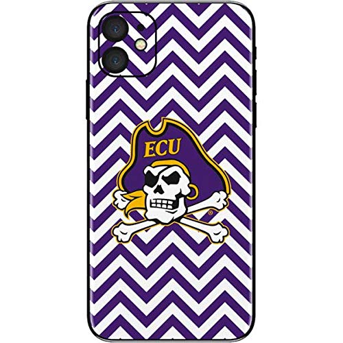 Skinit Officially Licensed East Carolina Chevron Design Phone Skin Decal for iPhone 11 - Durable Protective Vinyl Wrap for Everyday Use, Travel & School