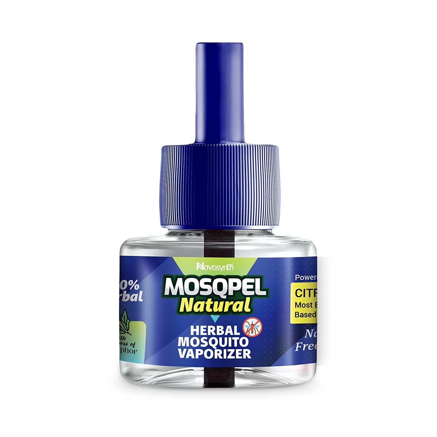 Natural Mosquito Repellent Vaporizer Refill - 3 Pack Eucalyptus & Camphor Essential Oil (45ml Each) | Chemical-Free, Non-Toxic Herbal Formula | Fits Most Electric Mosquito Repellent Machines | Organic Pest Control Solution for Home, Bedroom, Patio & Outdoor Use
