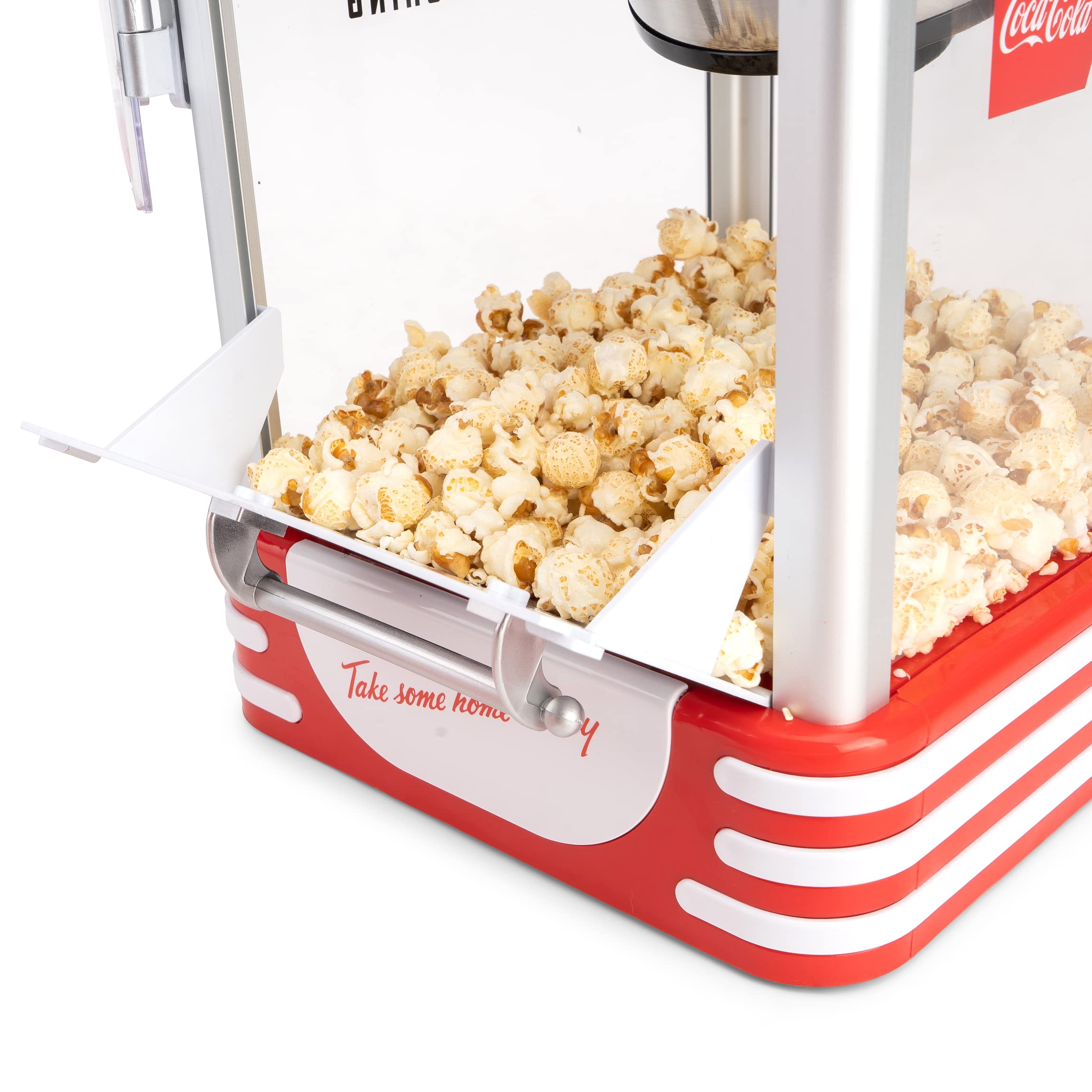 Salco 428018 Commercial Popcorn Machine SNP-27CC - Stainless Steel Red Popcorn Popper for Movie Theaters, Carnivals & Home Theater Snacks