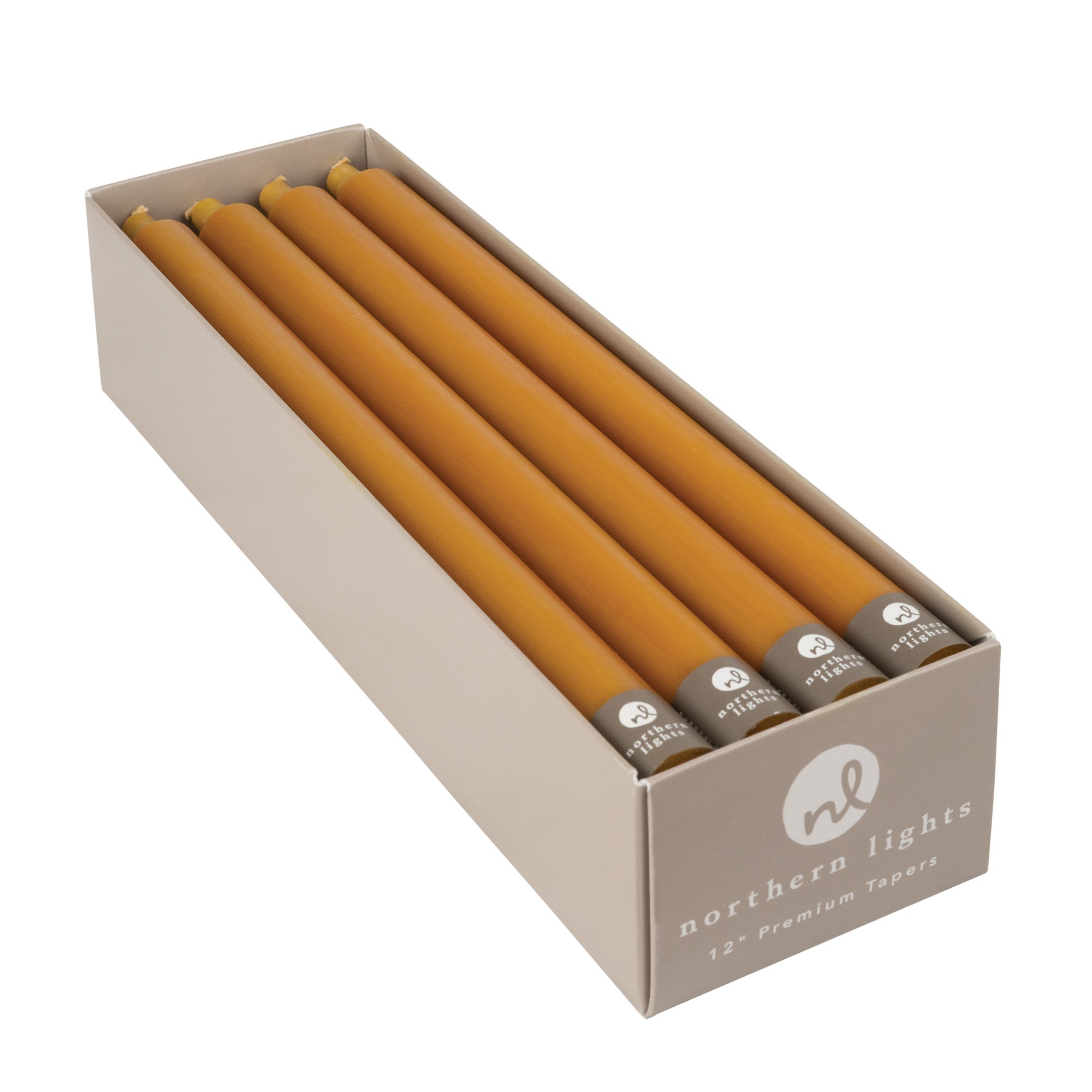 12 Pack Caramel Scented Taper Candles - Long-Lasting Dripless Candles for Romantic Dinners, Weddings & Home Decor (6
