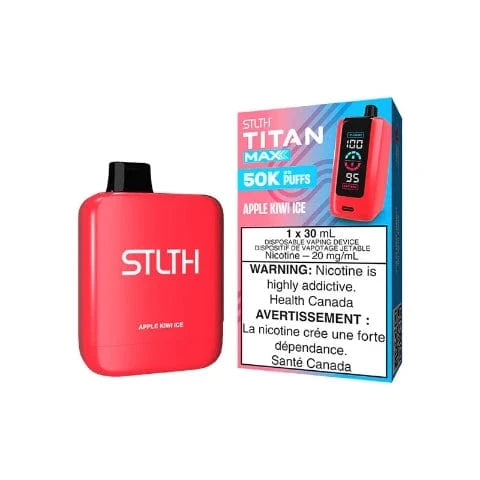 STLTH Titan MAX 50K Disposable Vape - 50000 Puffs, 30mL E-Liquid, Long-Lasting Vaping Device for Adults | Perfect for Travel, Parties & On-the-Go Use (Ontario)
