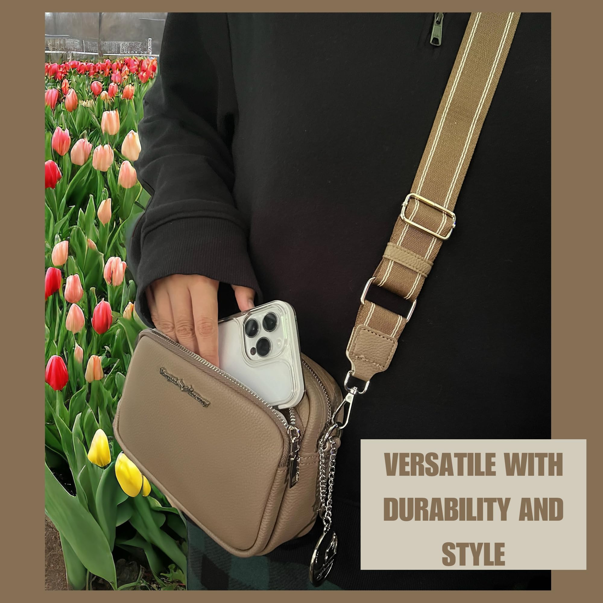 Stylish Women's Shoulder Bag - Crossbody Purse & Small Handbag for Everyday Use, Travel & Shopping