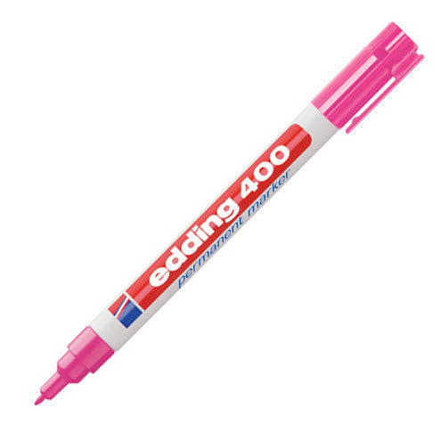 edding 400 Permanent Marker Pen Bullet Tip - Black Ink, Waterproof & Fade-Proof - Ideal for Labeling, Crafts, and Office Use