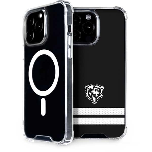 Official NFL Chicago Bears Shutout Design MagSafe Phone Case for iPhone 15 Pro Max - Durable Protection with Strong Magnets for Wireless Charging | Perfect for Game Days, Travel & Everyday Use