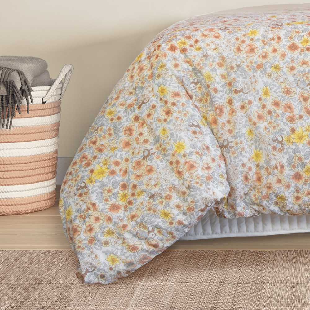 Floral Pink Quilt Cover Set - Queen Size Bedding with Pillowcases | Soft Cotton Duvet Cover for Bedroom Decor, Hotel Style Luxury Comfort
