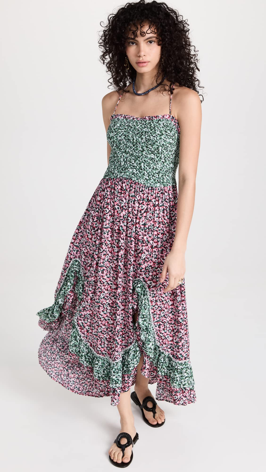Free People Women's One I Love Dress - Flowy Boho Maxi Dress with Lace Details | Perfect for Beach Vacations, Summer Festivals & Date Nights