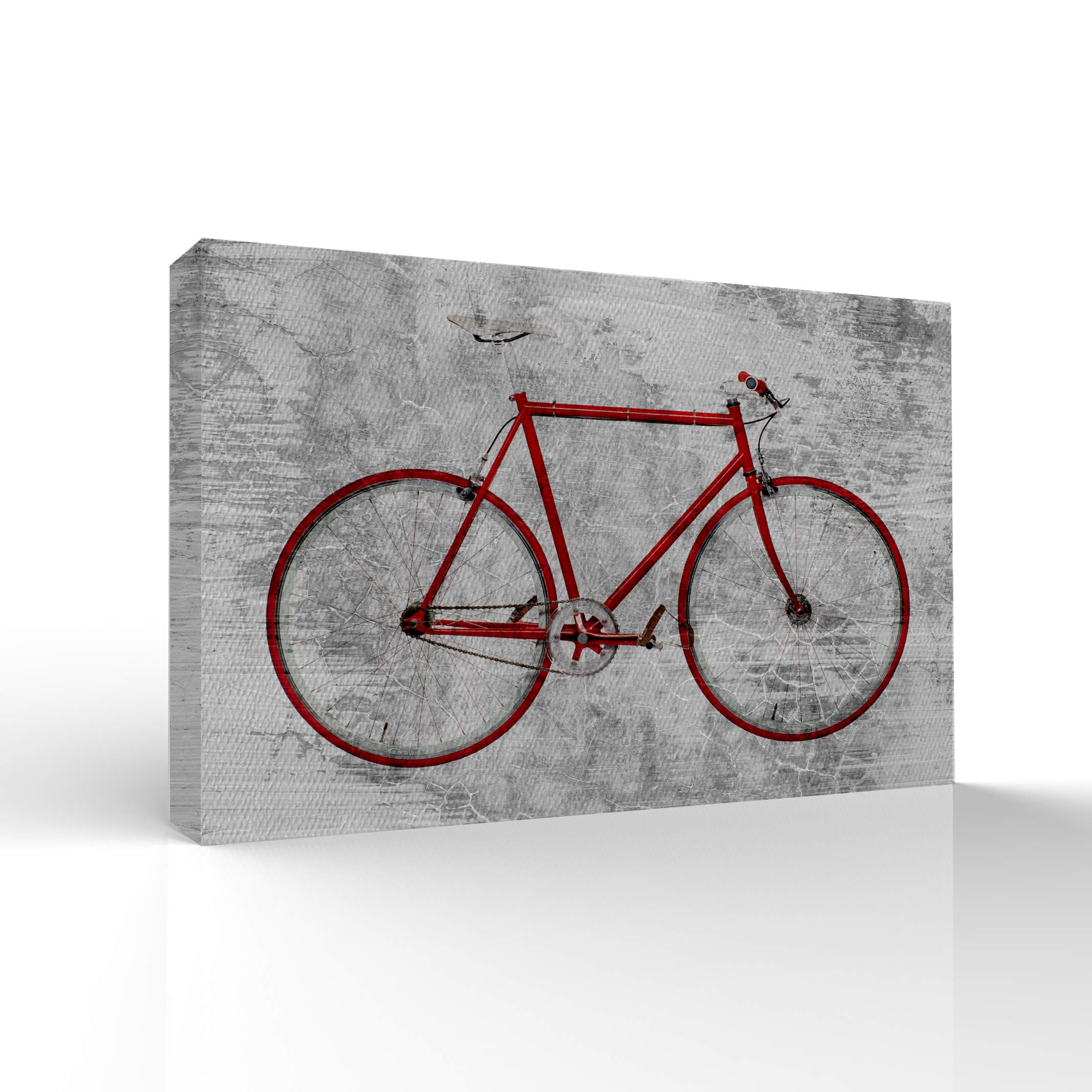 Outdoor Bike Giclee Canvas Wall Art - 12x18 Inches, Perfect for Bedroom, Living Room, House Decoration, and Home Art