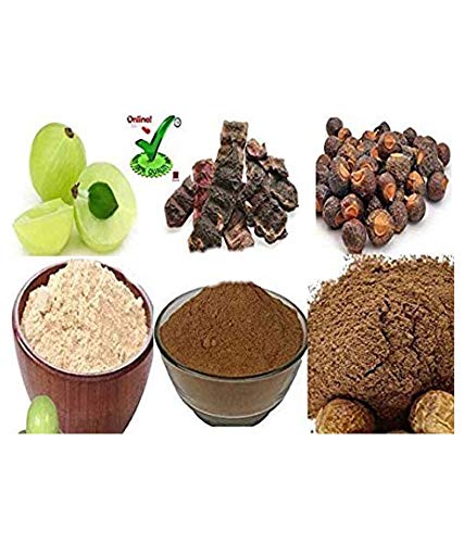 Shikakai Powder & Arappu Powder for Hair Growth - 250g Each | Natural Ayurvedic Hair Care Treatment | Promotes Stronger, Longer Hair | Ideal for DIY Hair Masks & Scalp Treatments