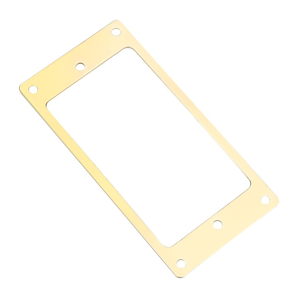 2Pcs Gold Humbucker Pickup Mounting Rings - Metal Flat Electric Guitar Pickup Frame Covers - Replacement Parts for Electric Guitars - Perfect for DIY Guitar Upgrades & Professional Installations