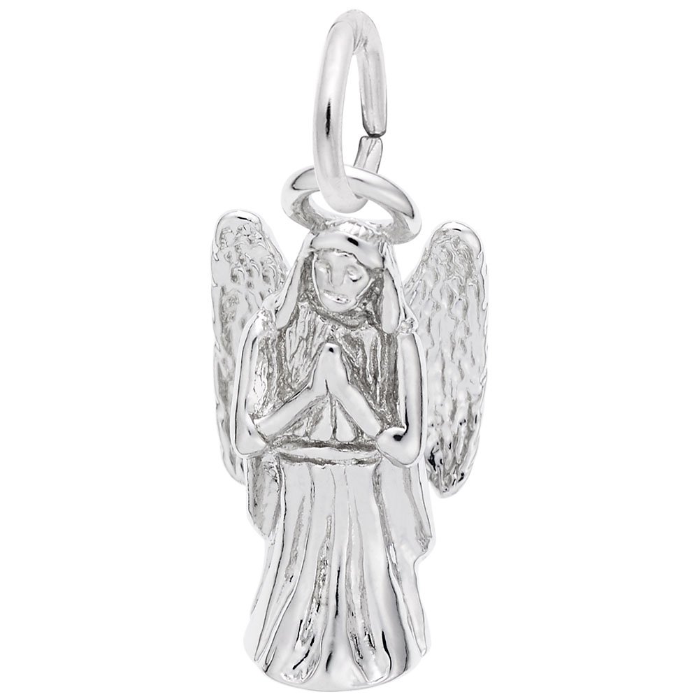 Angel Charm Pendant - Sterling Silver Charms for Bracelets & Necklaces - Perfect for Gifts, Jewelry Making & Everyday Wear