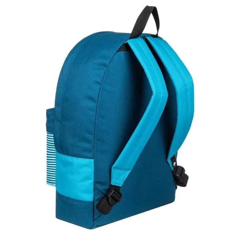 Quiksilver Everyday Poster Backpack - Light Blue Daypack for School, Work & Travel | Durable & Stylish Laptop Bag for Men & Women