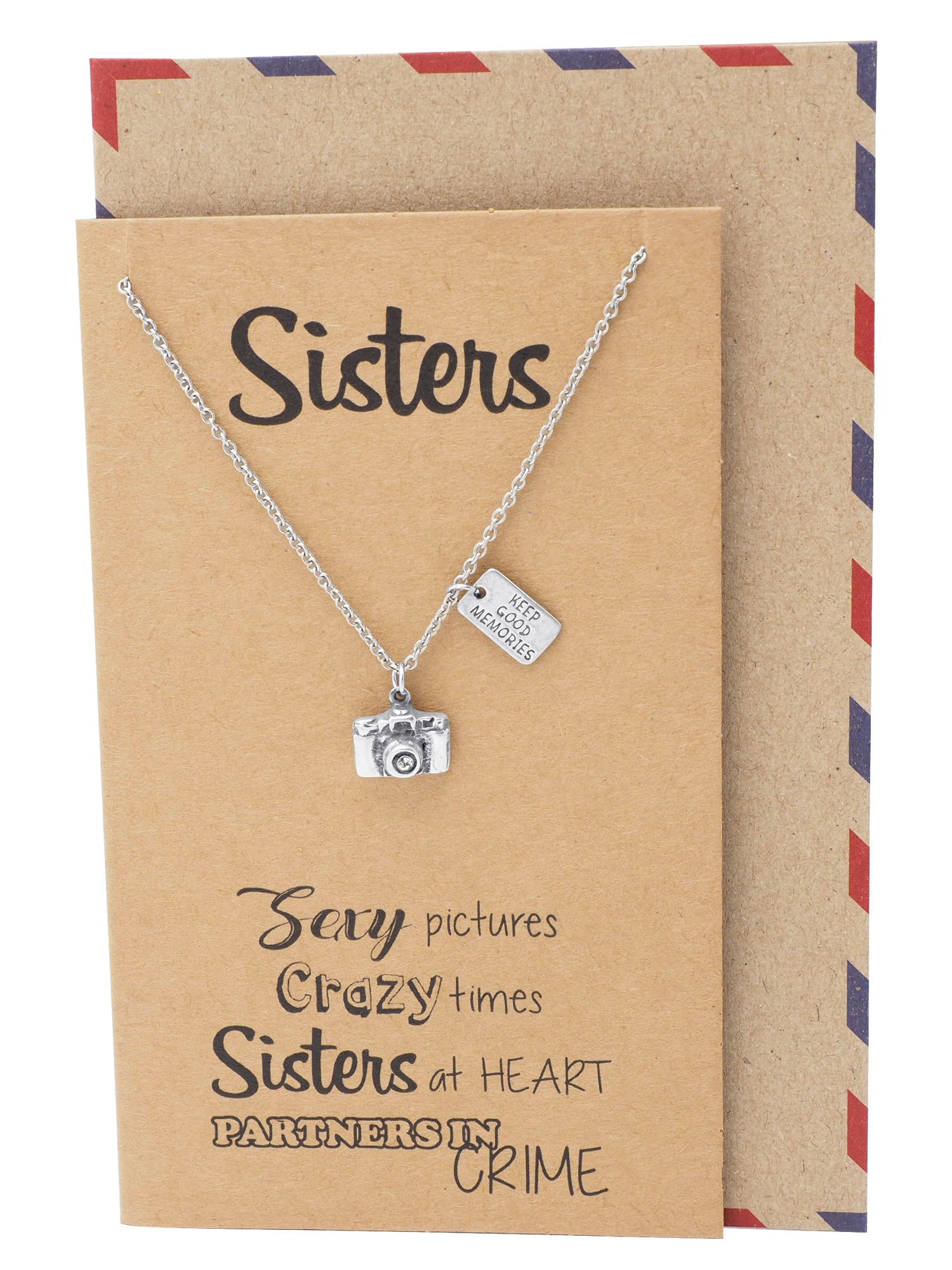 Vintage Camera Miniature Jewelry for Women - Cute Photography Inspired Necklace, Earrings & Charm Bracelet | Perfect Gift for Photographers, Artists & Vintage Lovers | Great for Weddings, Parties & Everyday Wear