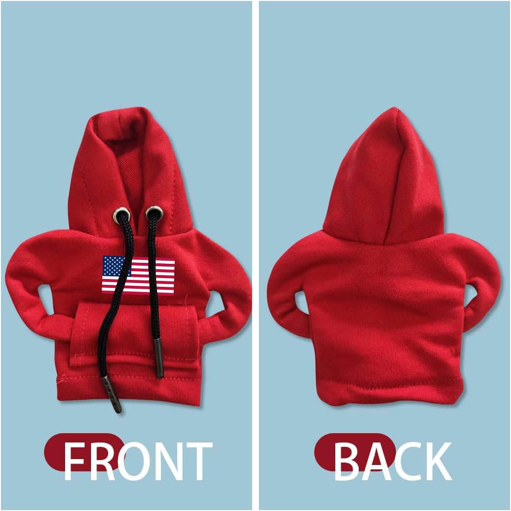 USA Flag Car Gear Shift Hoodie Cover - Funny Car Interior Accessories & Decorations - Perfect for Patriotic Drivers, Car Enthusiasts & American Pride Vehicle Customization