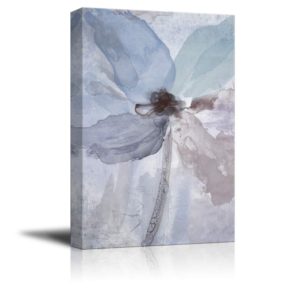 Abstract Flower Giclee Canvas Wall Art - 24x36 Inches Modern Home Decor for Bedroom, Living Room, and House Decoration