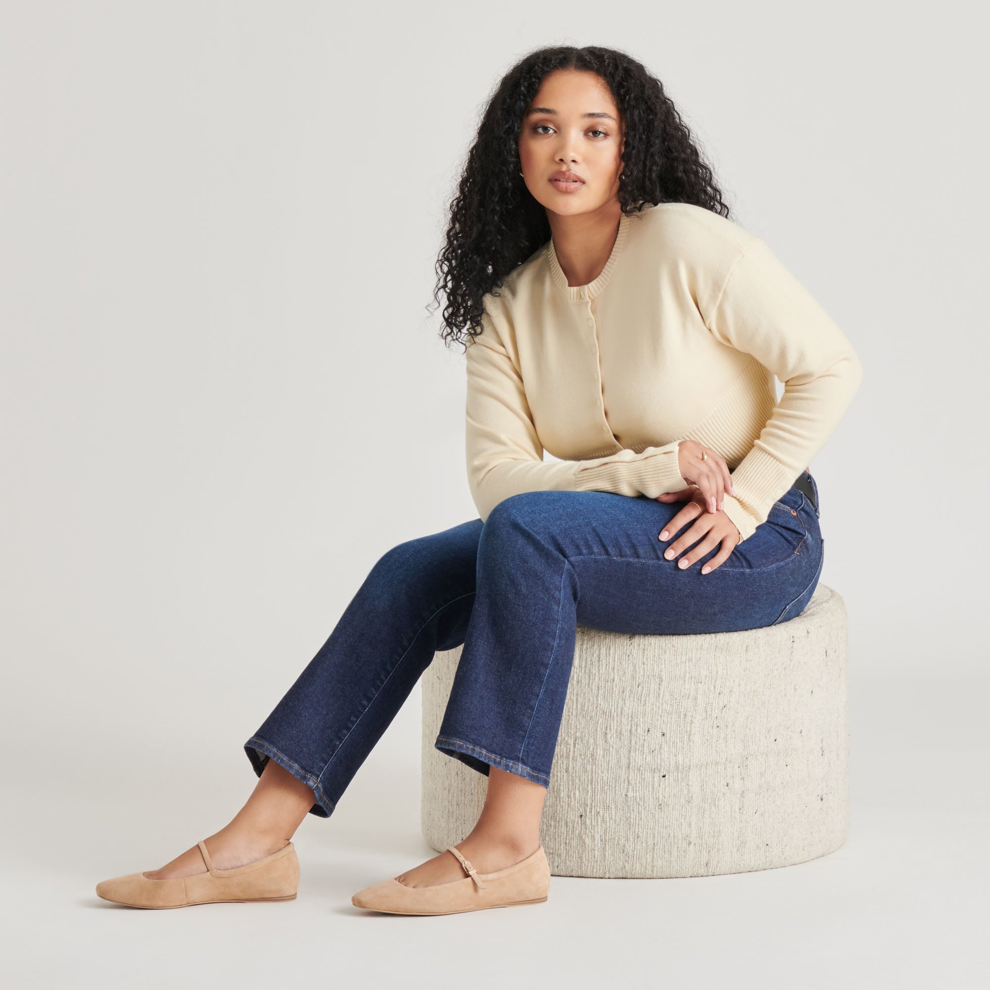 Reyes Women's Ballet Flats - Soft Bamboo Suede Slip-On Shoes for Comfort & Style | Perfect for Work, Travel & Casual Wear