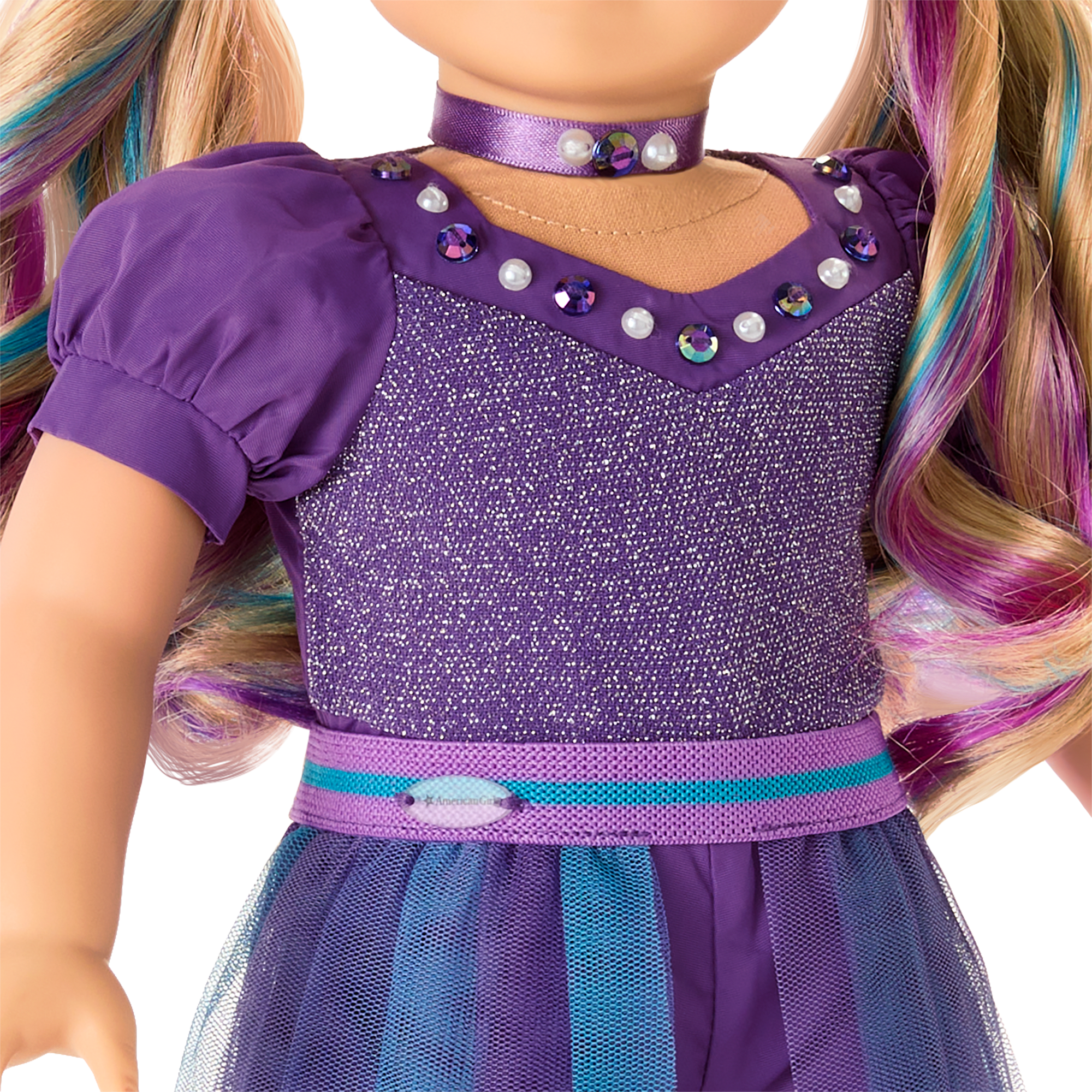 Exquisite Alexandrite Outfit for 18 Inch Dolls - Perfect for Dress Up, Collecting & Photography | June Edition