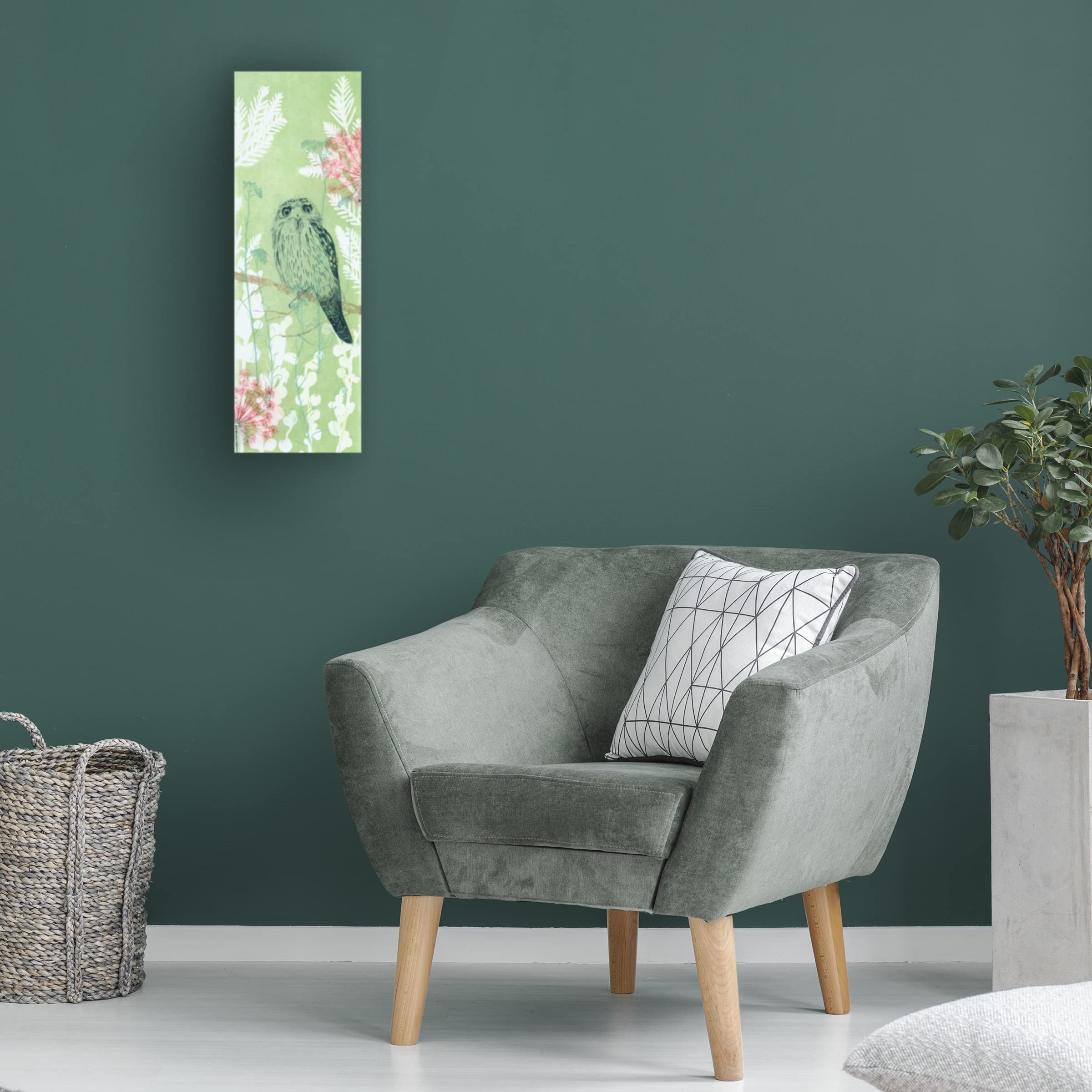 Trademark Fine Art 'The Tranquil Tawny Frogmouth' Canvas Wall Art by Trudy Rice - Perfect for Living Room, Bedroom & Office Decor