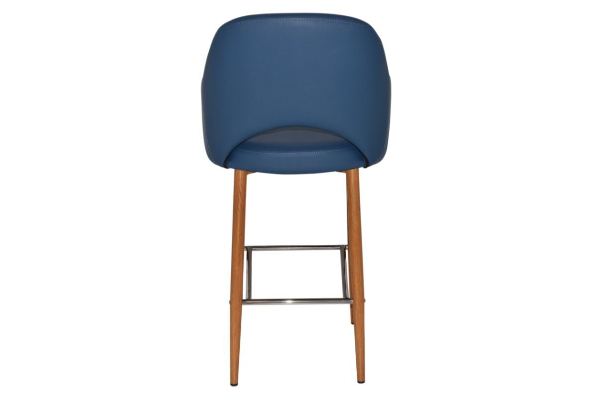 EZ Hospitality Avalon Stool with Arms - Light Oak Finish - 750mm Seat Height - Perfect for Kitchen Islands, Bars & Commercial Settings