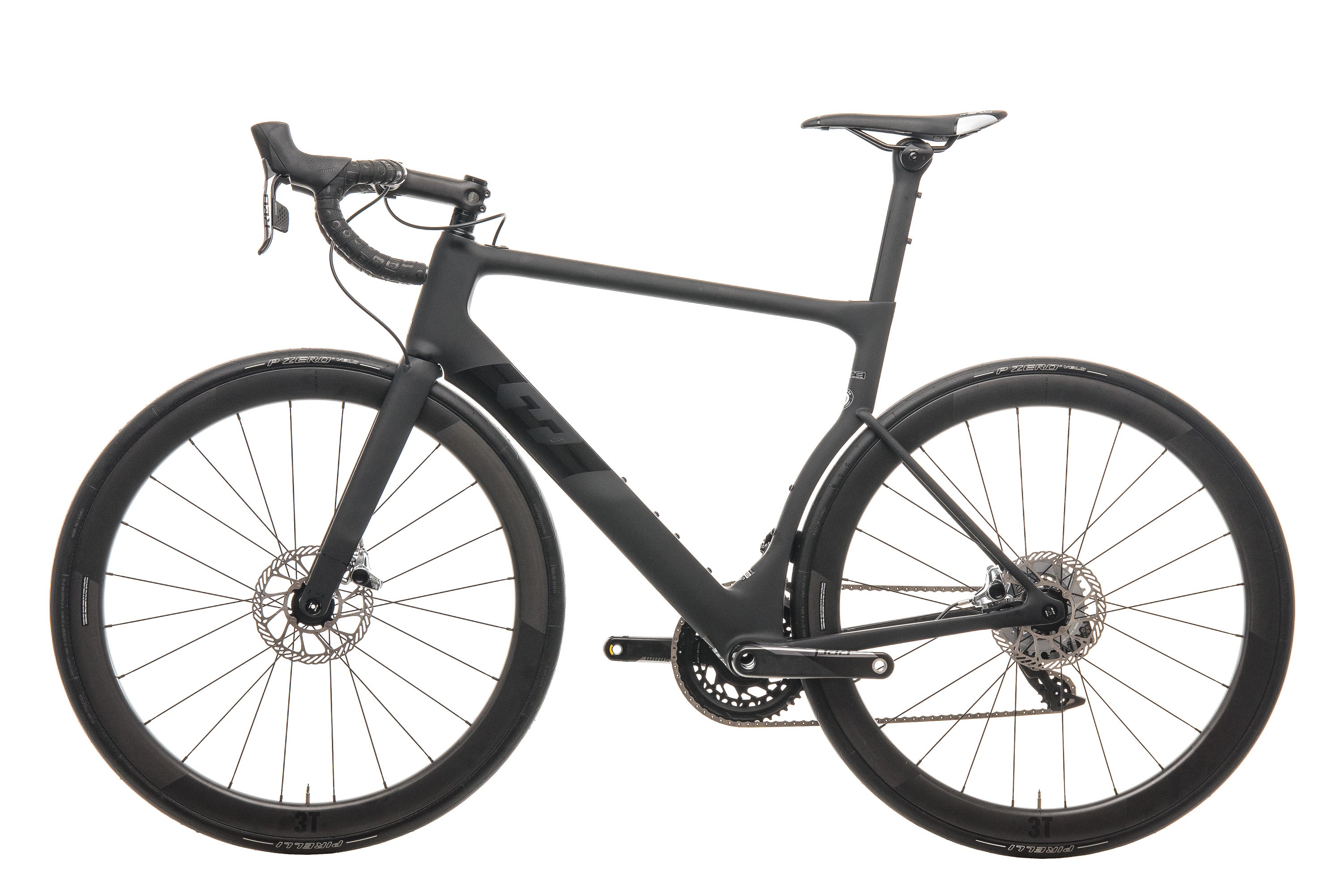 2020 3T Strada Due Team Stealth Red AXS eTap Road Bike - Large Size | High-Performance Carbon Frame for Racing & Endurance Training | Perfect for Competitive Cyclists & Long-Distance Rides