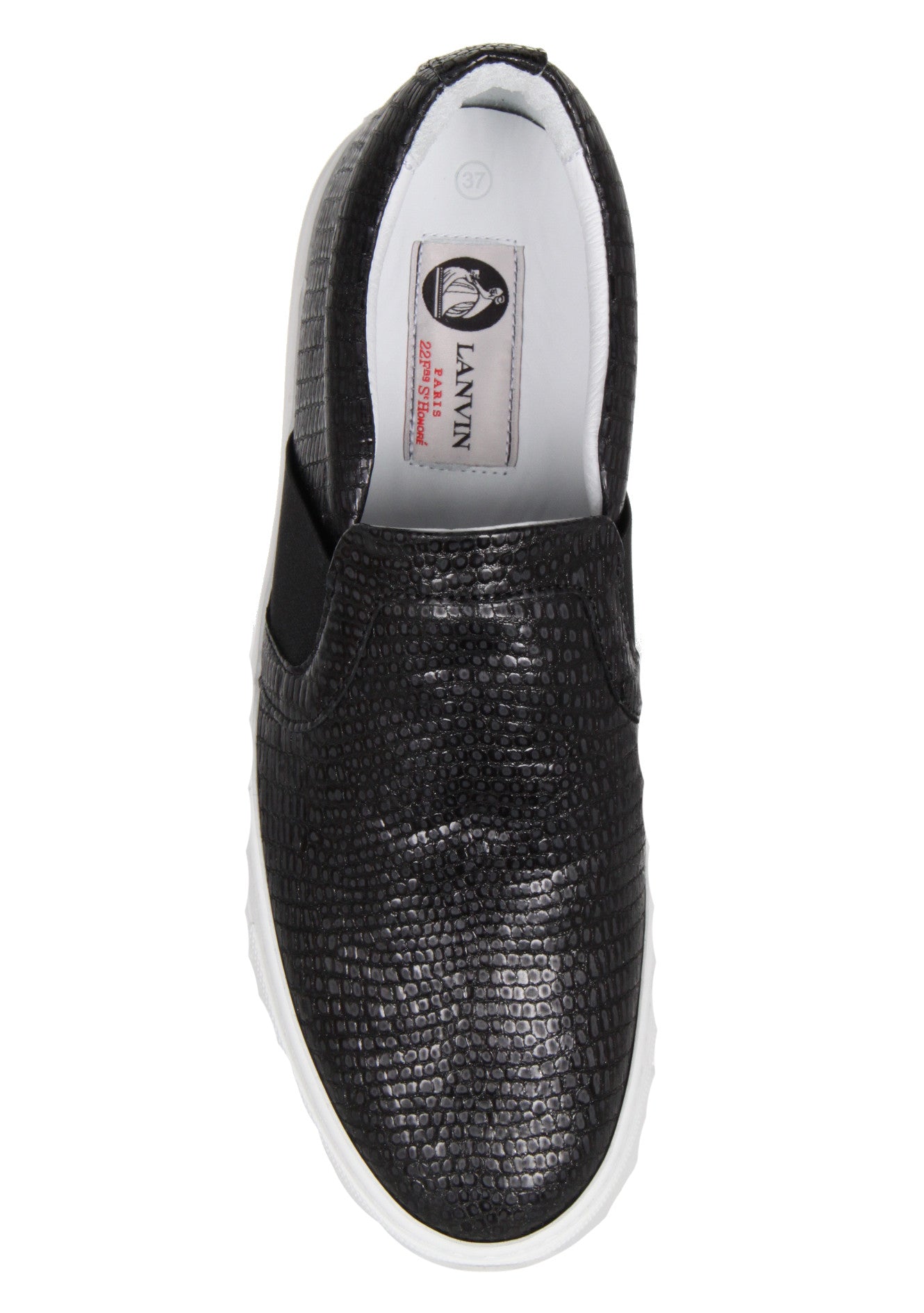 Pull On Skate Sneakers for Men & Women - Tejus Embossed Slip-On Shoes | Comfortable Casual & Skateboarding Footwear