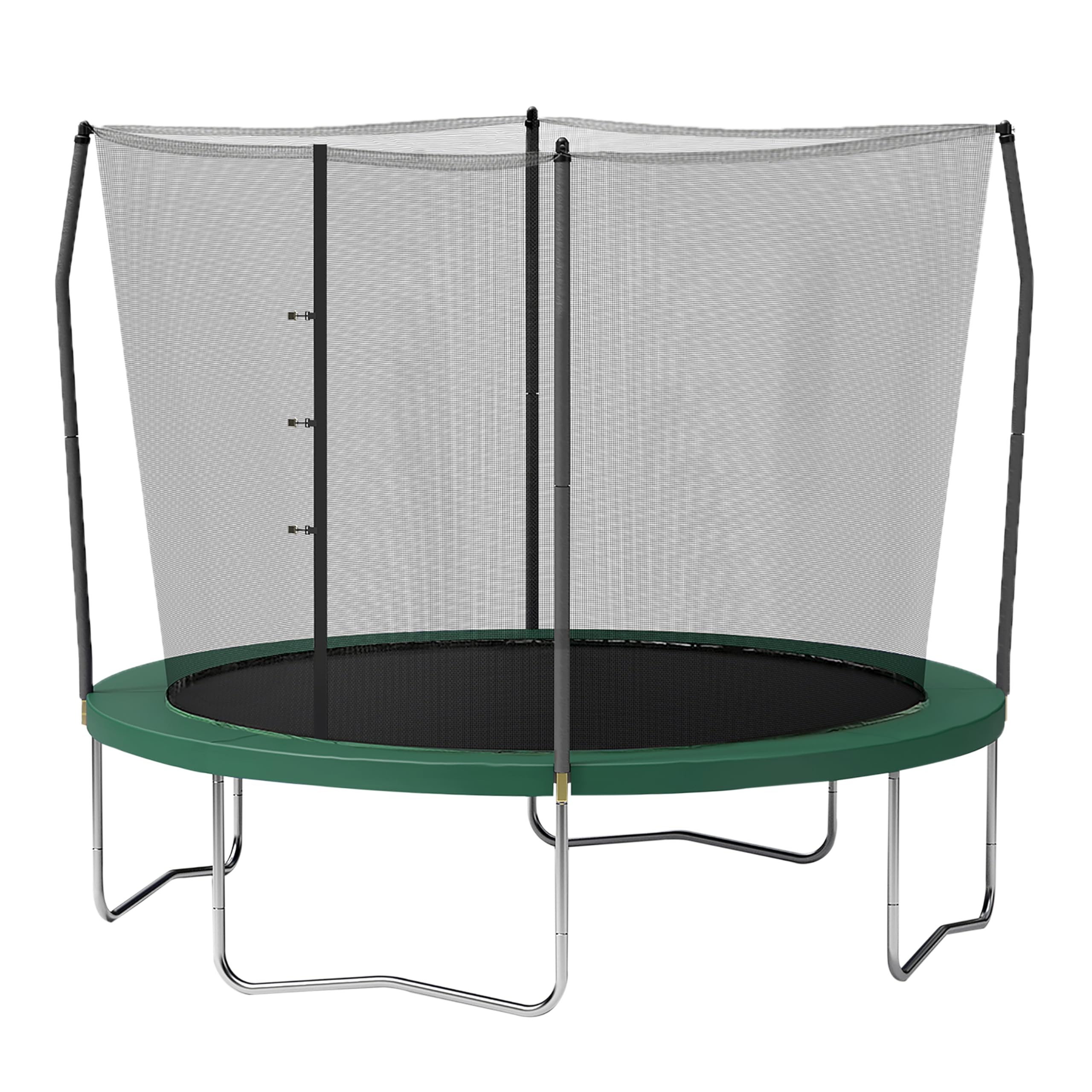 Skywalker Trampolines 10-Foot Round Trampoline with Safety Enclosure & Springs - Perfect for Backyard Fun, Kids Outdoor Play, and Family Fitness Activities
